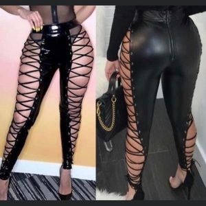 Sexy Faux Leather Pants